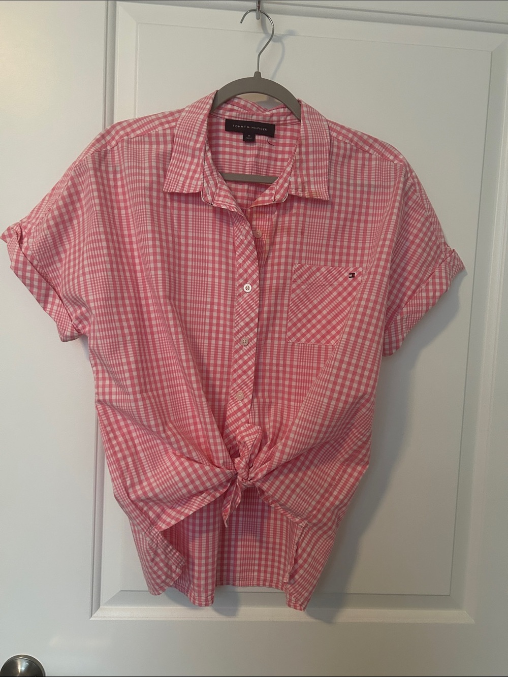 Tommy Hilfiger Cool Button- down Cotton Top